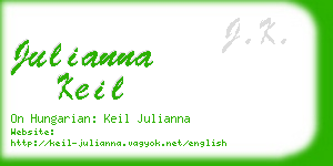 julianna keil business card
